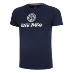 Ropa De Tenis BIDI BADU Crew Logo Tee - dark blue