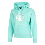 Ropa Quiet Please Quiet Please Wild Sketchy Sudadera Con Capucha Mujeres-Turquesa,Multicolor