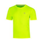 Ropa de tenis BIDI BADU BIDI BADU Solid Camiseta de manga corta Chicos-amarillo ne&oacute;n