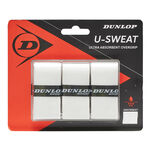 Sobregrips Dunlop D TAC U-SWEAT OVERGRIP WHITE 3PCS