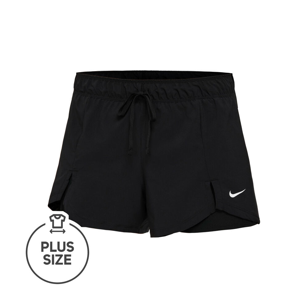 Flex Essential 2in1 Plus Size Shorts Mujeres - Negro, Blanco