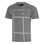 Ropa Quiet Please Quiet Please Crush Court Camiseta de manga corta Hombres-gris oscuro, gris claro