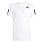 Ropa de tenis adidas adidas Club 3Stripes Camiseta de manga corta Hombres-blanco