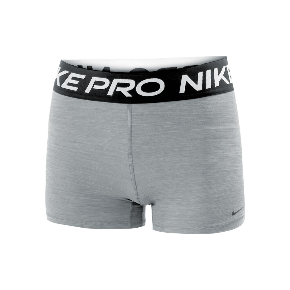 Pro 3in Shorts Mujeres - Gris, Negro