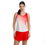 Ropa de tenis BIDI BADU BIDI BADU Crew Racerback Camiseta de tirantes Mujeres-rojo, blanco