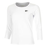 Ropa Racket Roots Racket Roots Teamline Camiseta De Manga Larga Mujeres-Blanco