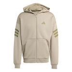 Ropa adidas adidas 3Stripes Full-Zip Chaqueta de entrenamiento Hombres-beige
