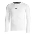 Ropa Nike Nike Dri-Fit Pro Tight Fitness Camiseta De Manga Larga Hombres-Blanco,Negro
