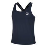 Ropa de tenis Quiet Please Quiet Please Serve & Volley Camiseta de tirantes Mujeres-azul oscuro