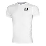 Ropa Under Armour Under Armour Heatgear Fitted Camiseta De Manga Corta Hombres-Blanco