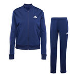 Ropa de tenis adidas adidas 3 Stripes Ch&aacute;ndal Mujeres-Azul Oscuro