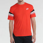Ropa Bullpadel Bullpadel Aguzo Camiseta de manga corta Hombres - rojo, blanco