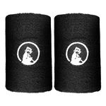 Ropa de tenis Quiet Please Quiet Please Long Cinta Para Sudor Pack De 2-Negro
