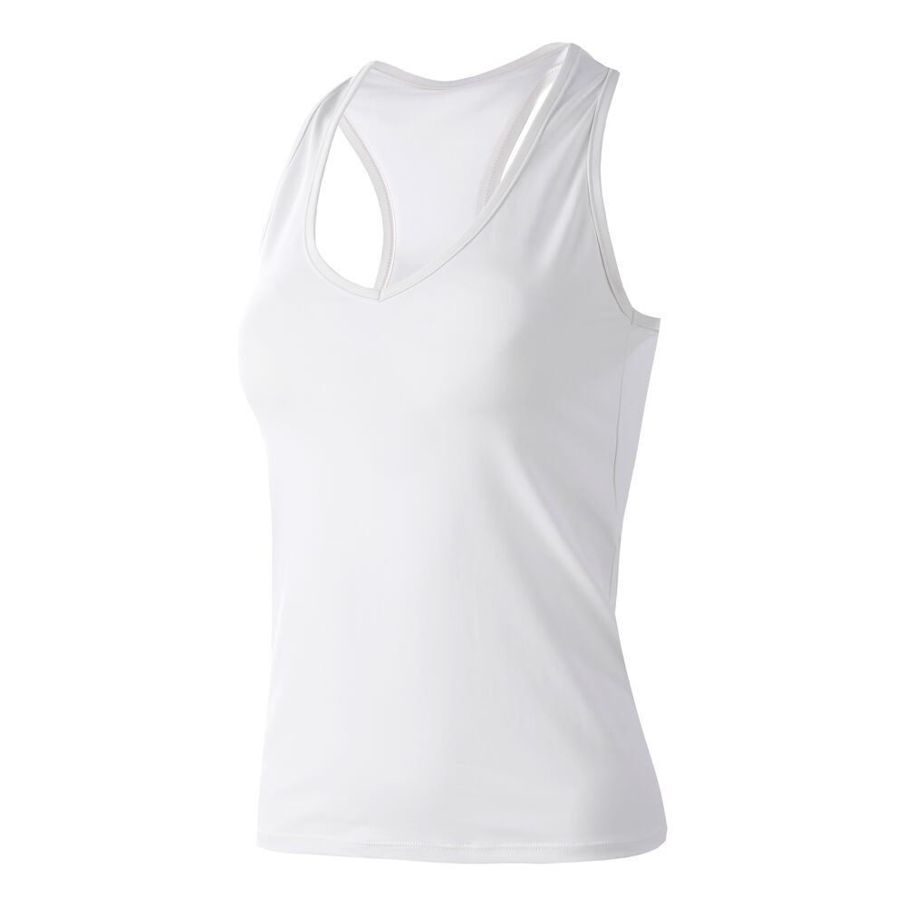 Basica Camiseta De Tirantes Mujeres - Blanco, Plateado