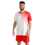Ropa de tenis BIDI BADU BIDI BADU Crew 2.0 Camiseta de manga corta Hombres-rojo, blanco