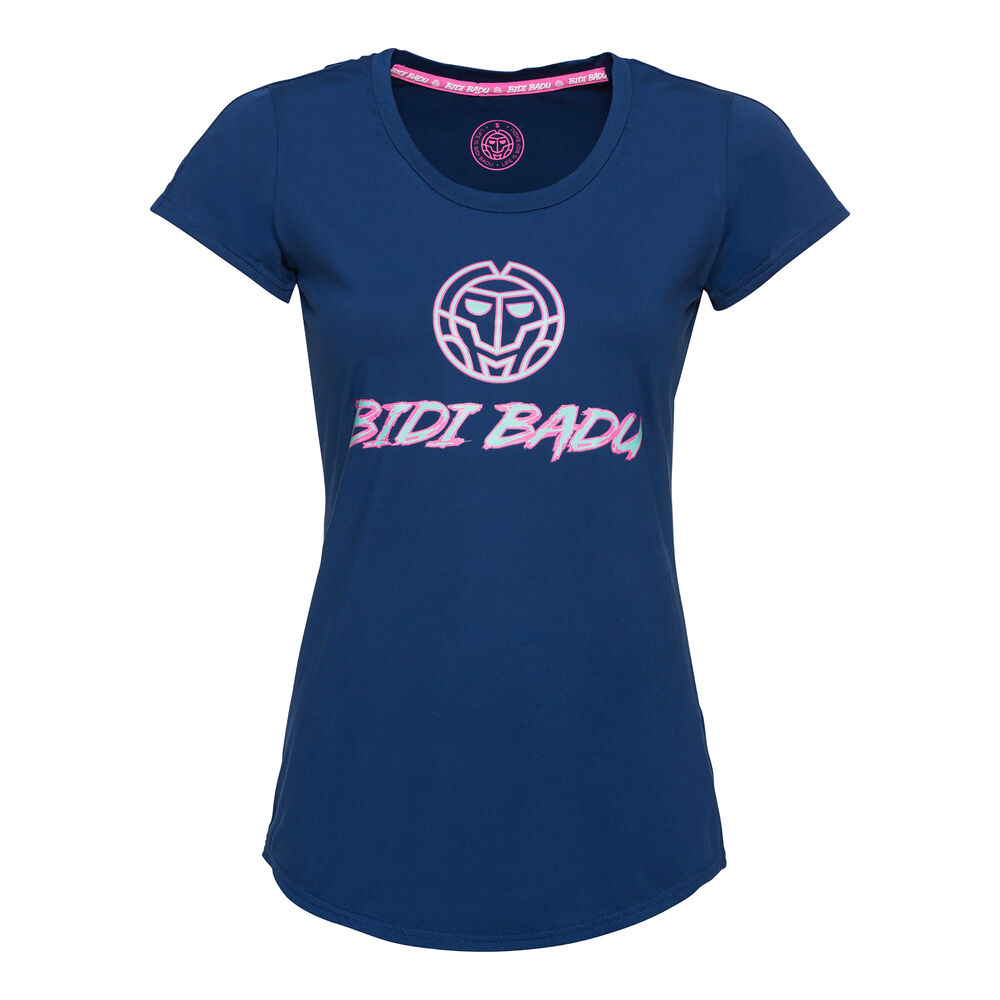 Delaila Basic Logo Camiseta De Manga Corta Mujeres - Azul Oscuro, Rosa