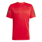 Ropa adidas adidas Club 3Stripes Camiseta de manga corta Hombres-rojo