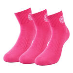 Ropa BIDI BADU BIDI BADU Gila Ankle Tech Calcetines Deporte Pack De 3-Rosa,Blanco