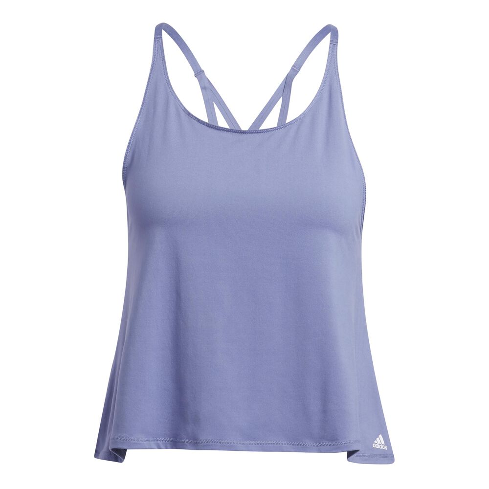 Yoga Crop Camiseta De Tirantes Mujeres - Morado