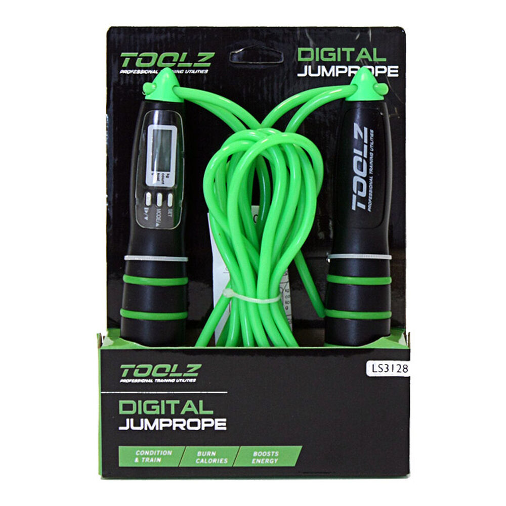 Digital Cuerda Para Saltar - Verde, Negro