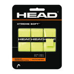 Sobregrips HEAD HEAD Xtreme Soft Pack De 3-Amarillo