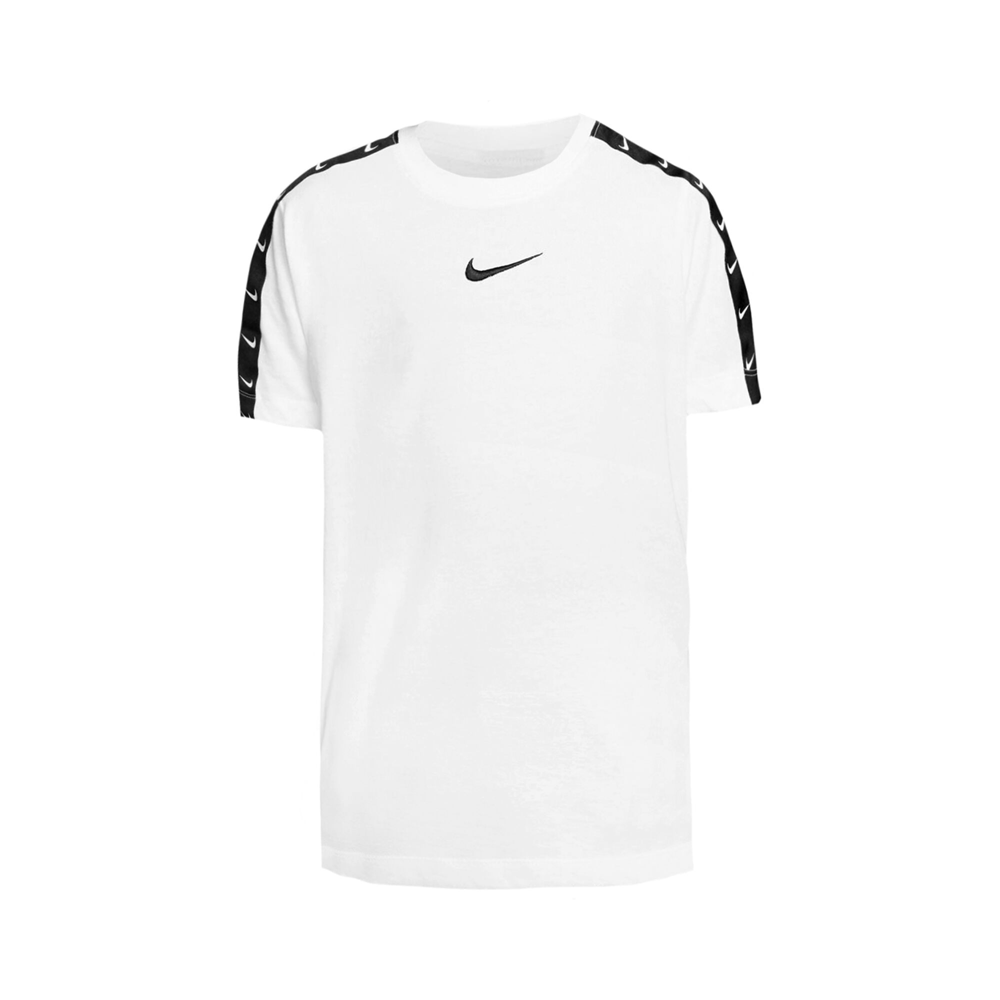 Nike Sportswear Swoosh Tape Camiseta De Manga Corta Chicos - Blanco, Negro compra online Padel-Point