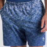 Ropa Original Penguin Original Penguin Performance Printed Shorts Hombres-Azul Oscuro