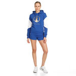 Ropa Quiet Please Quiet Please Retro Stripe Sudadera Con Capucha Mujeres-Azul,Multicolor