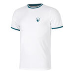 Ropa Quiet Please Quiet Please Create Break Ringer Camiseta De Manga Corta Hombres-Blanco,Color Petróleo