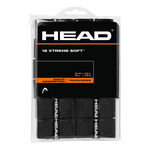 Sobregrips HEAD HEAD  Xtreme Soft  Pack de 12 - negro