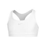 Ropa Nike Nike Dri-Fit Swoosh Sujetador Deportivo Chicas-Blanco