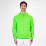 Ropa De Tenis BIDI BADU Crew Hood Jacket - neon green