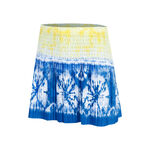 Ropa Lucky in Love Lucky in Love Shibori Wave 14in Falda Mujeres-Azul,Multicolor
