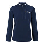 Ropa Tecnifibre Tecnifibre Polar Quarter Zip Camiseta De Manga Larga Mujeres-Azul Oscuro