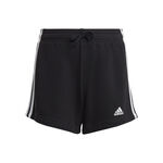 Ropa adidas adidas 3-Stripes Shorts Chicas-Negro,Blanco