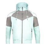 Ropa De Tenis BIDI BADU Jibba Tech Windbreaker - mint/ grey/ white