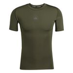 Ropa adidas adidas TF Camiseta de manga corta Hombres-verde oscuro