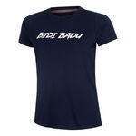 Ropa BIDI BADU BIDI BADU Crew Logo Camiseta De Manga Corta Mujeres-Azul Oscuro