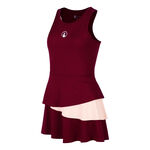Ropa Quiet Please Quiet Please Endlessly Flounce Vestido Mujeres-Rojo Vino,Rosa