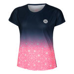 Ropa BIDI BADU BIDI BADU Colortwist Capsleeve Camiseta De Manga Corta Mujeres-Rosa,Azul Oscuro
