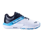 Zapatillas de pádel Babolat Babolat Movea 2 Zapatilla De Pádel Hombres-Blanco,Azul Claro