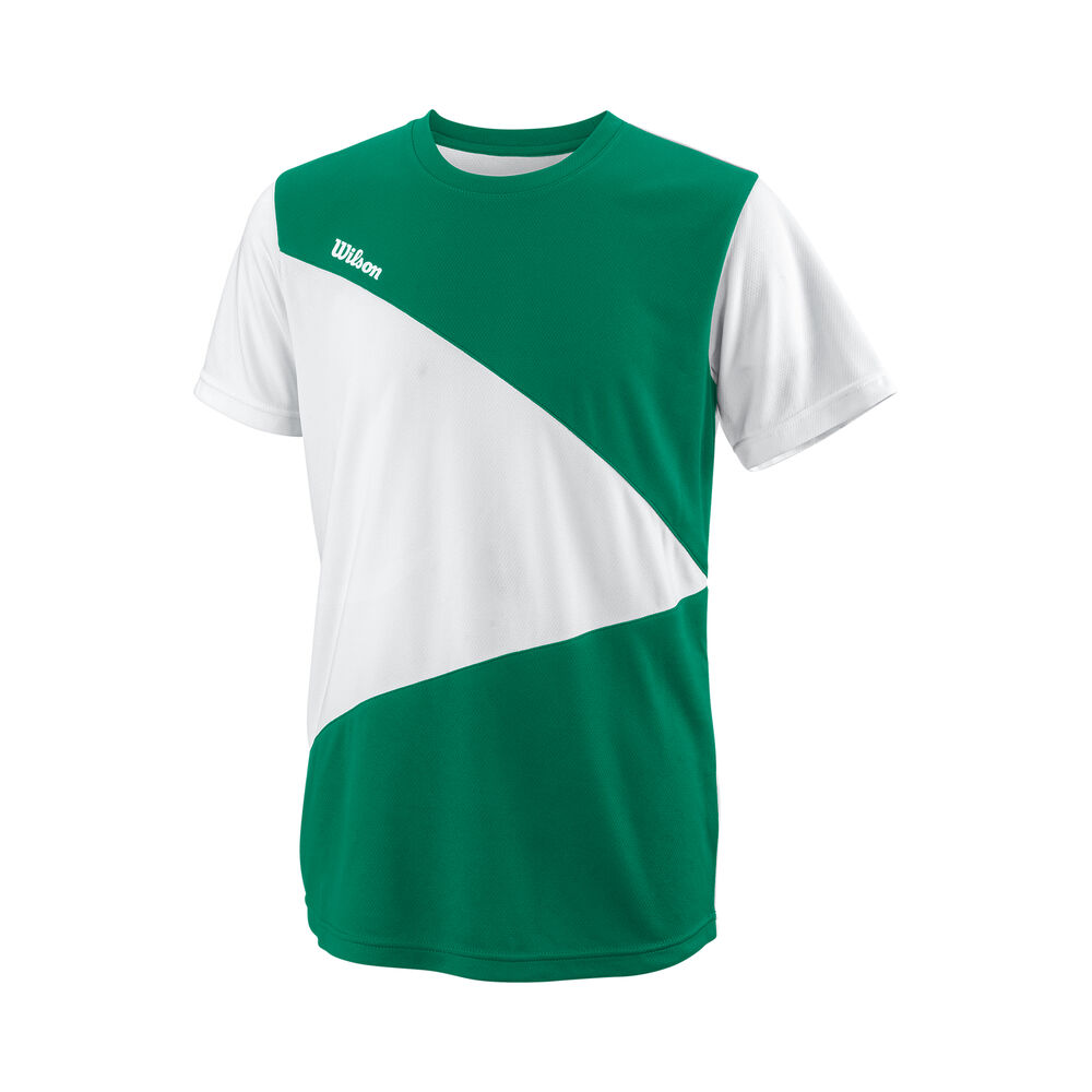 Team Camiseta De Manga Corta Chicos - Verde, Blanco