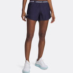 Ropa Under Armour Under Armour Tech Play Up Shorts Con Bolsillo Para Pelota Mujeres-Azul