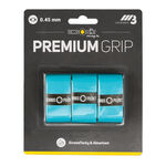 Sobregrips Tennis-Point Tennis-Point Premium Grip Pack De 3-Azul