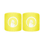 Ropa de tenis Quiet Please Quiet Please Short Cinta para sudor - Pack de 2 Unisex-amarillo, blanco