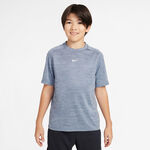 Ropa Nike Nike Dri-Fit Multi Heather Camiseta De Manga Corta Niños-Azul-gris