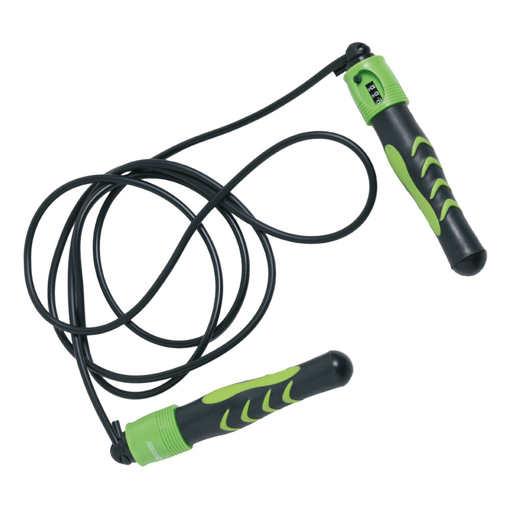 Cuerda Para Saltar Contador - Verde, Negro