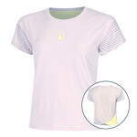 Ropa Quiet Please Quiet Please Mind Cross Camiseta De Manga Corta Mujeres-Morado,Amarillo