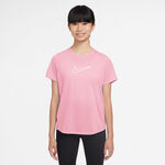 Ropa Nike Nike Dri-Fit One Camiseta De Manga Corta Chicas-Rosa,Blanco