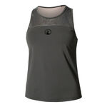 Ropa Quiet Please Quiet Please Sparkle Racerback Camiseta De Tirantes Mujeres-Antracita